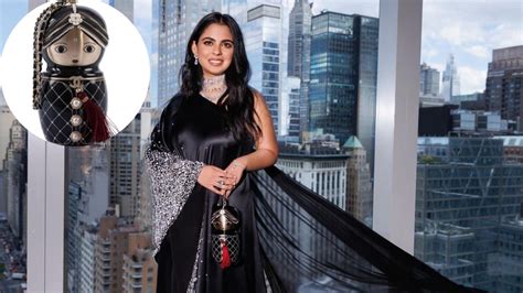 In Pics: Isha Ambani's Doll Clutch Bag At Met Gala .